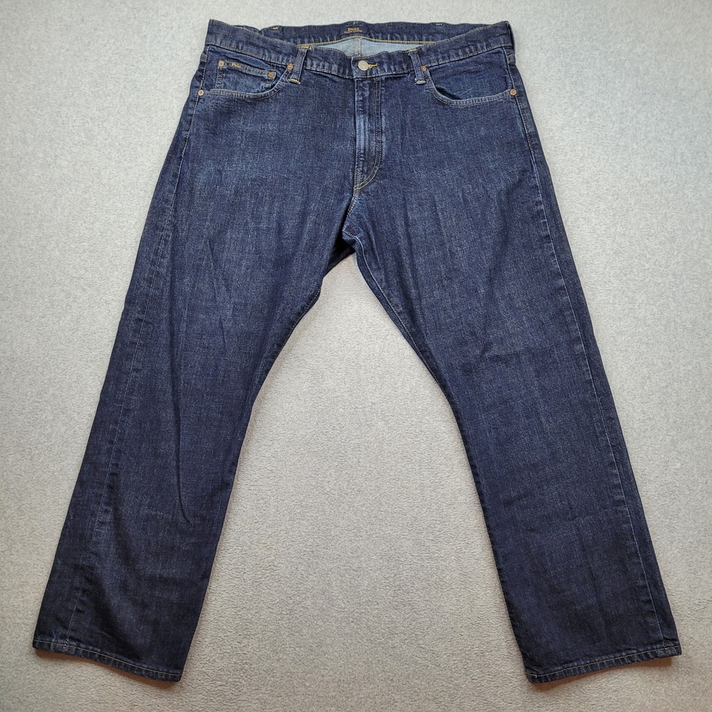 Polo Ralph Lauren Varick Slim Straight Mens 38x30 Blue Jeans